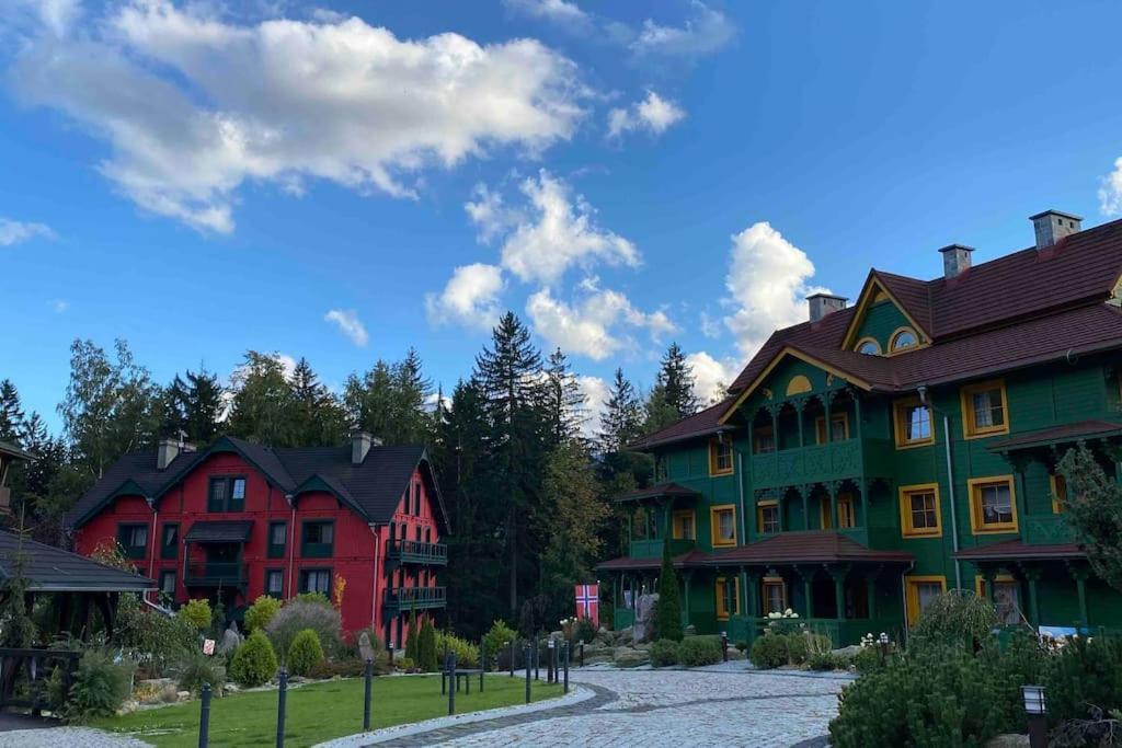 Dolina Wikingow-Apartament Suite Z Tarasem W Ogrodzie, Miejscem W Garazu I Dostepem Do Strefy Wellness Szklarska Poręba Exteriör bild